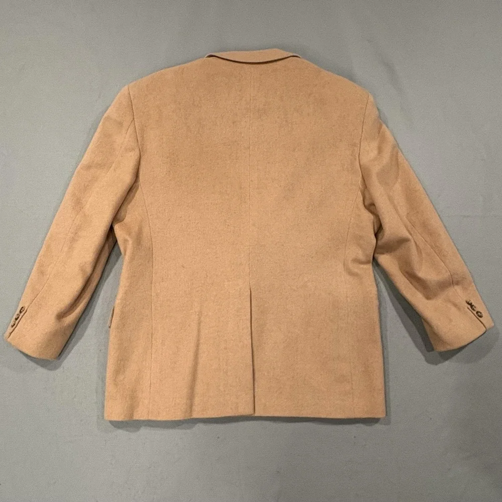 Vintage‎ Hunt Valley Blazer Mens 42 Beige Camel Hair Sport Coat Jacket